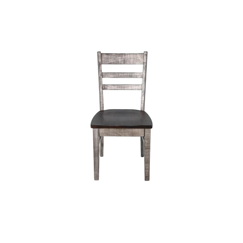 Sunny Designs Ladderback Chair, Wood Seat