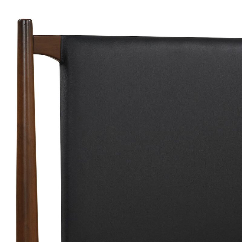 New Classic Furniture Ian King Wood Platform Bed, Cherry