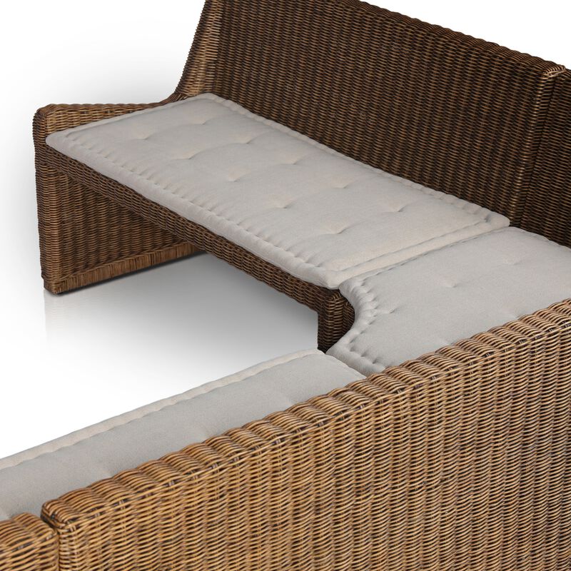Senna 121" L-Shaped Dining Banquette