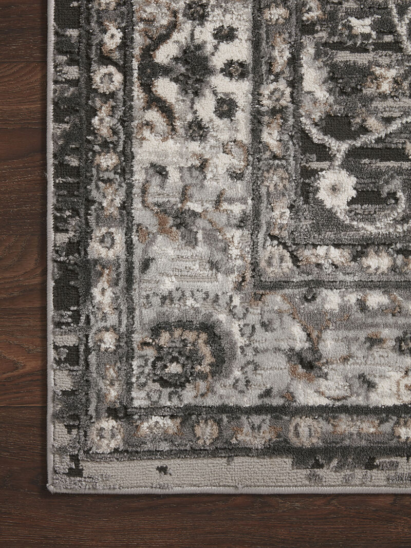 Estelle EST02 Charcoal/Grey 18" x 18" Sample Rug