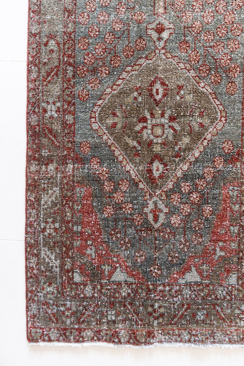 District Loom Vintage Persian Heriz Karaja runner rug-Fergus