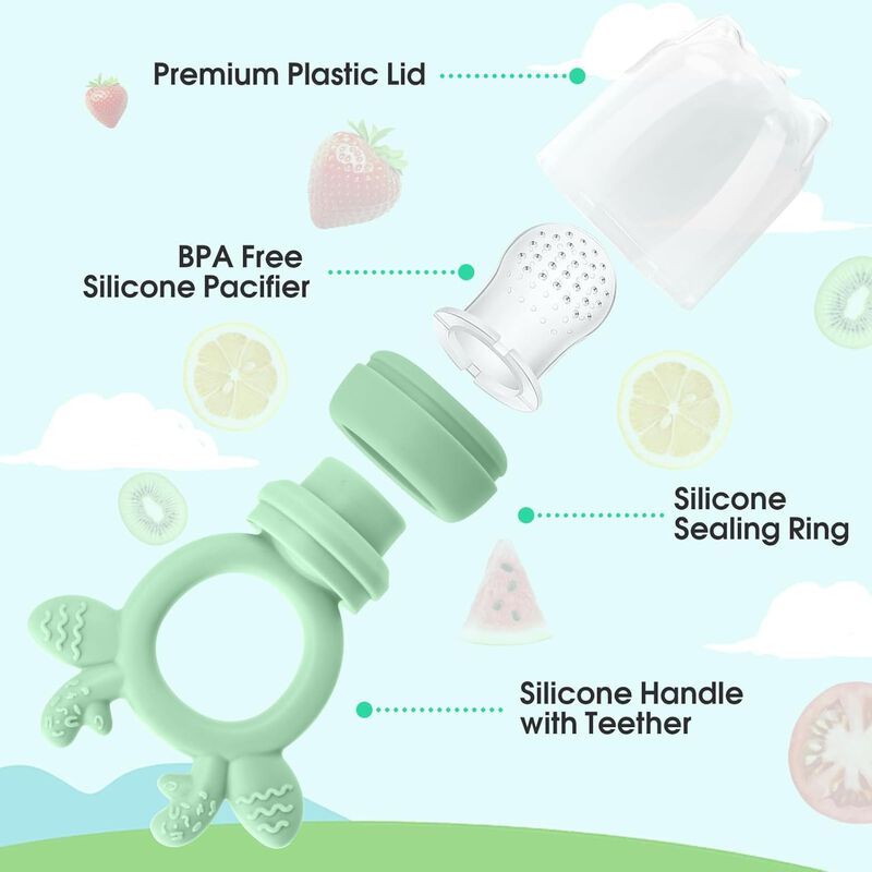 Fruit Feeder Pacifier with Frozen Ice Tray