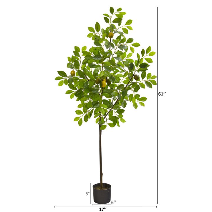 Hivvago 61 Inches Lemon Artificial Tree