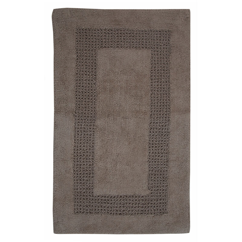 Perthshire Platinum Collection Cotton Bath Rug Racetrack Design Skid Resistant Comfortable Absorbent