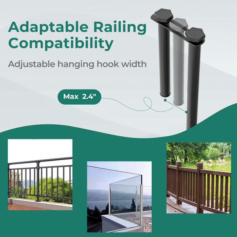 Outdoor Folding Hanging Table with Metal Frame