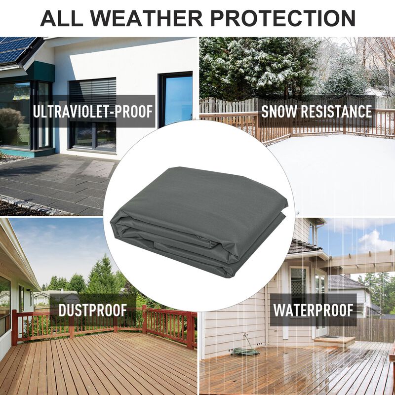 81" x 49" x 65" All Weather Garden Swing Chair Cover Waterproof Protector