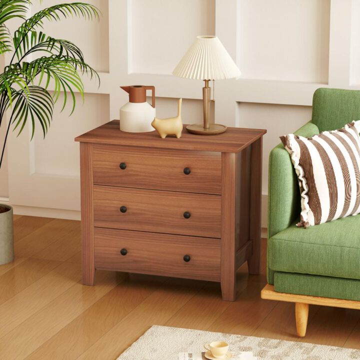 3 Drawer Dresser Chest of Drawers Bedside Table