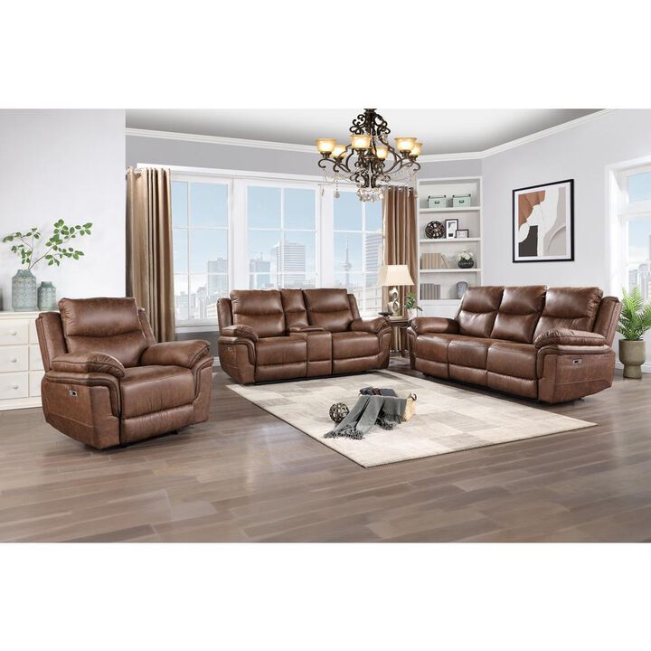 New Classic Furniture Ryland Glider Recliner W/Pwr Fr- Brown