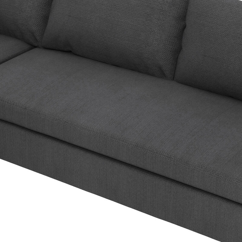 Merax Modern 4 Seats Chenille Sectional Sofa