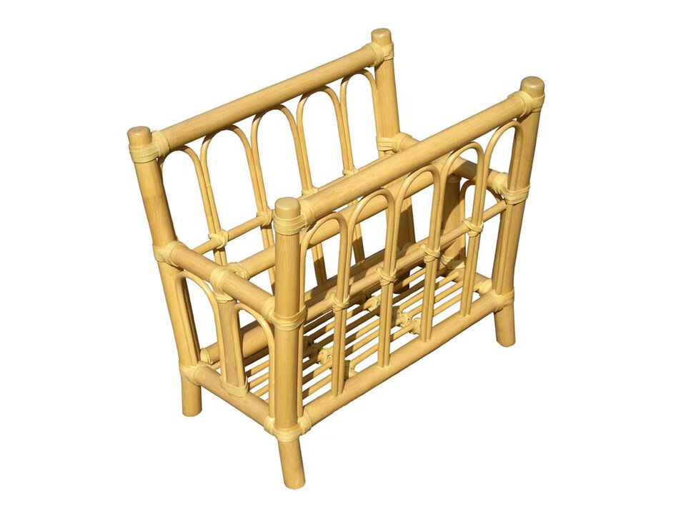 Rattan Magazine Rack :