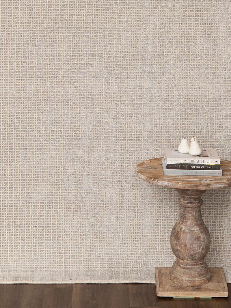 Labyrinth Meander Silver Birch 8' X 10' Rug