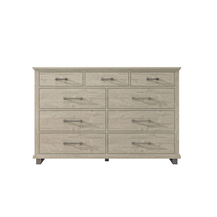 FESTIVO 64 in. Wide 9-Drawer Dresser