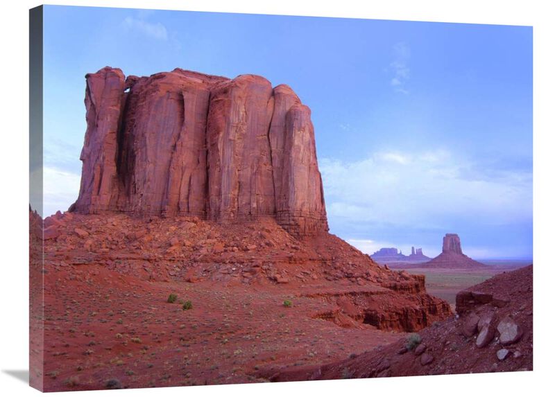 Elephant Butte from North Window viewpoint, Monument Valley, Arizona-Canvas Art-32x24