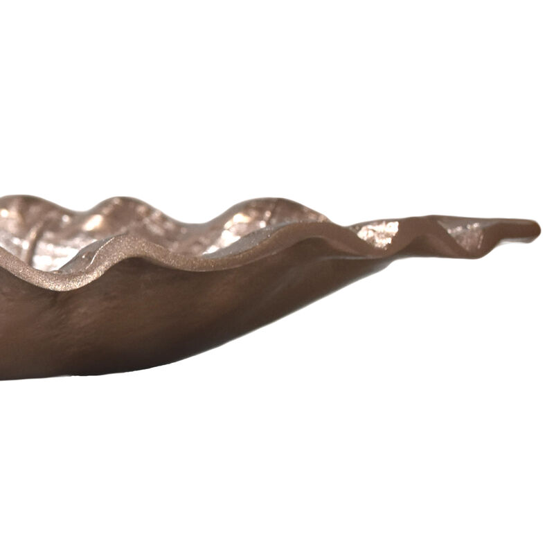 Handmade Decorative Gold Color Coated 7.08 x 3.74 x 0.78 Inches Aluminium Tray 054AB BBH Home's