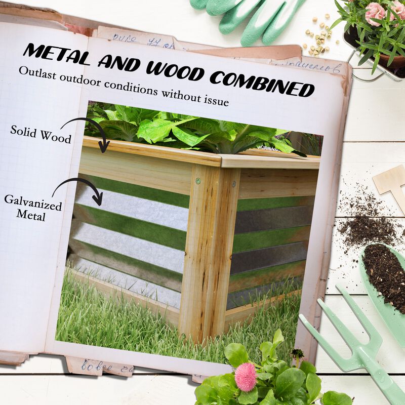 Streamdale Reinforced Self-Draining Garden Bed for Lush Plant Growth