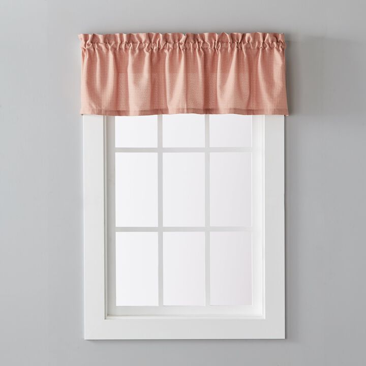 Saturday Knight Ltd Nelson Versatile Tailored Window Valance - 58x13", Rust