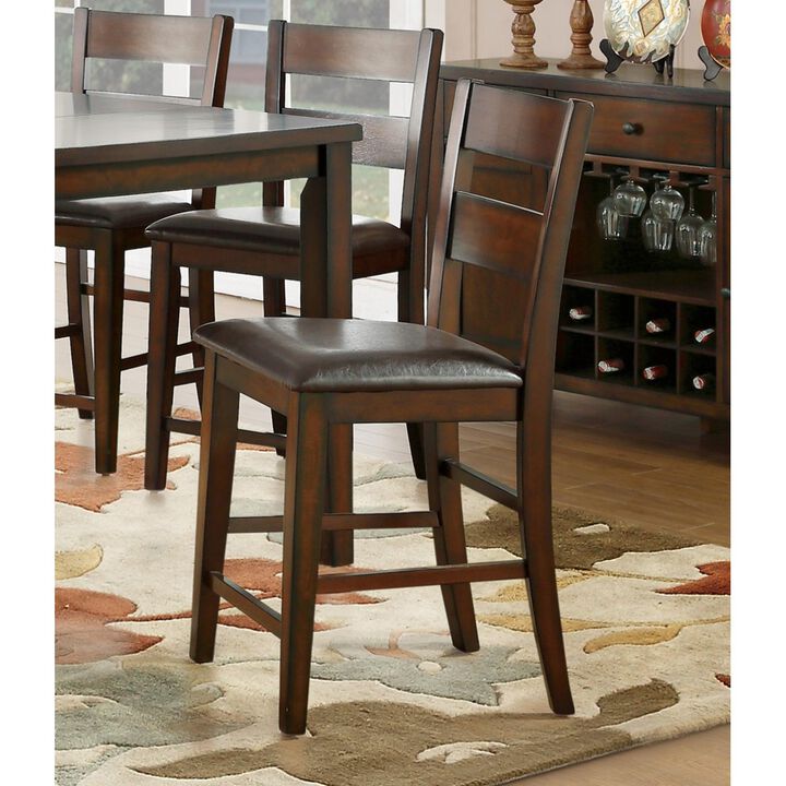 Wooden Counter Height Chairs Set of 2