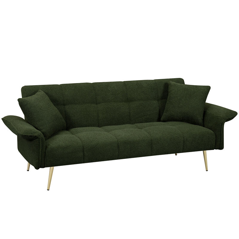 Merax Convertible Sleeper Sofa Bed Futon Loveseat