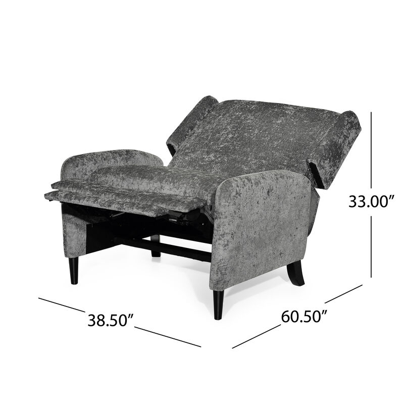 Oversized Contemporary Push-Back Recliner for Maximum Relaxation