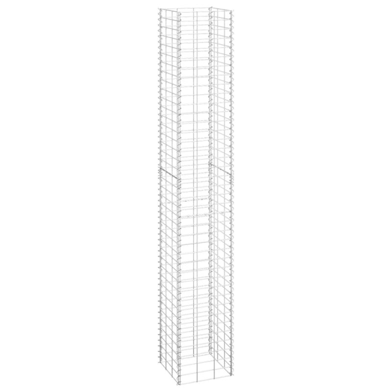 vidaXL Gabion Raised Beds 3 pcs 11.8"x11.8"x78.7" Iron