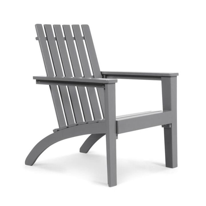 Hivvago Outdoor Durable Patio Acacia Wood Adirondack Lounge Armchair