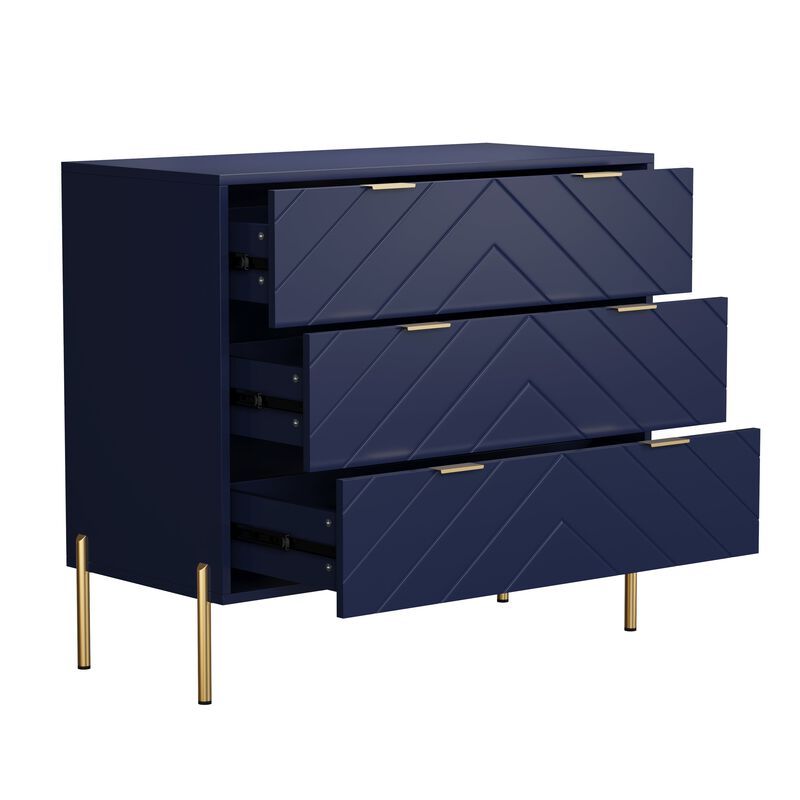 3-Drawer Dresser Chest Cabinet
