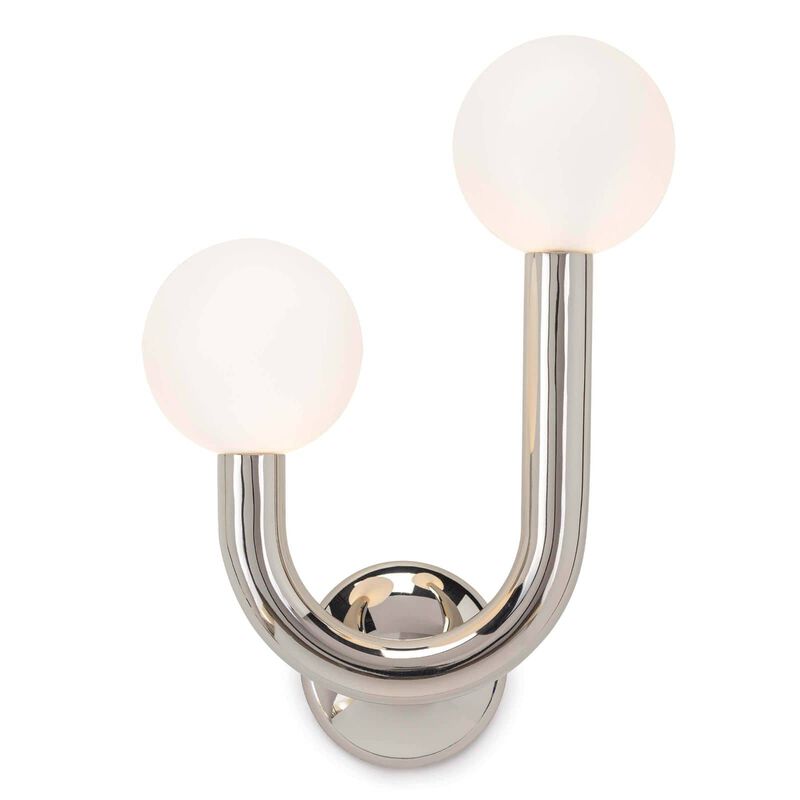 Happy Sconce Left Side in Polished Nickel