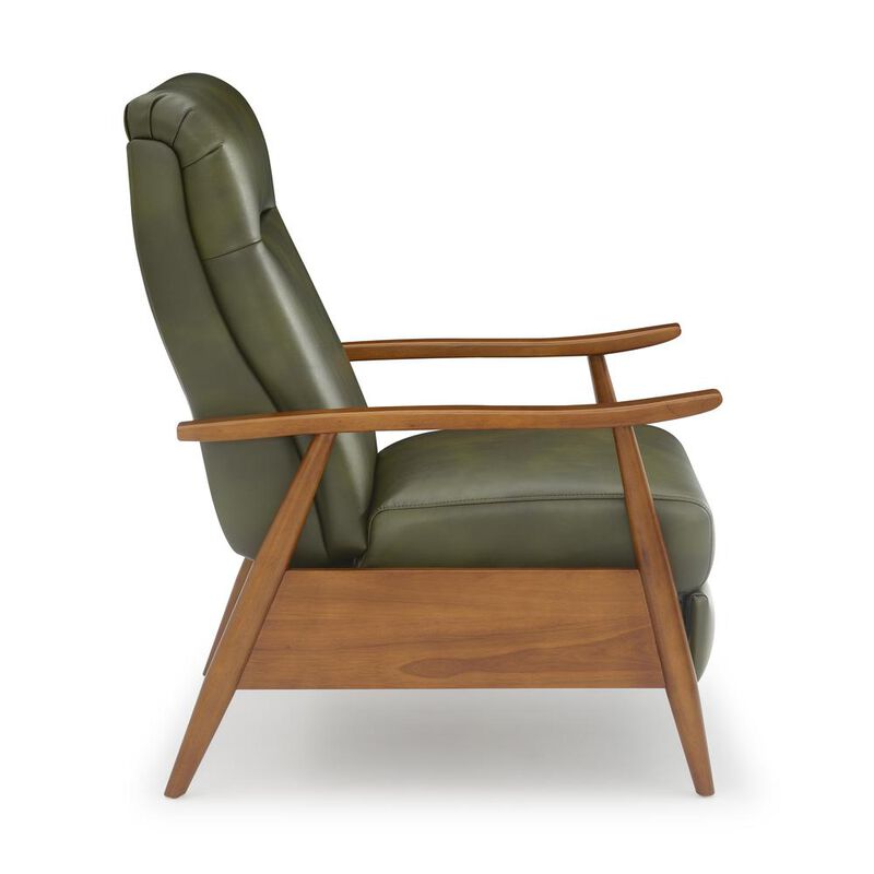Comfort Pointe Solaris Wood Arm Push Back Recliner - Fern Green