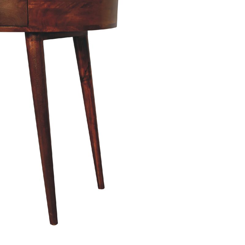 Odyssey  Solid Wood 1 Drawer  Chestnut Console Table