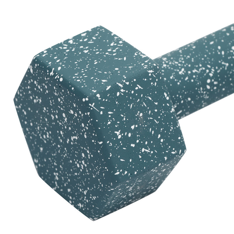 Gabby Speckled Brick Red Decorative Dumbbell