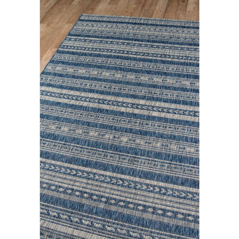 Novogratz Contemporary Runner Area Rug, Blue, 2'7 X 7'6 Runner