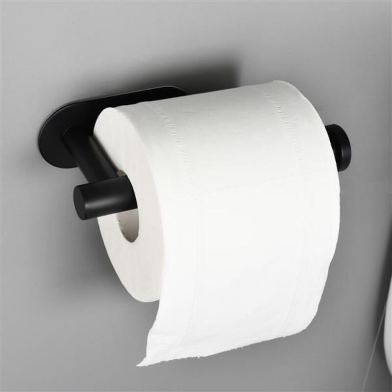 Self-Adhesive Toilet Paper Holder, Stainless Steel Bathroom Tissue Rack