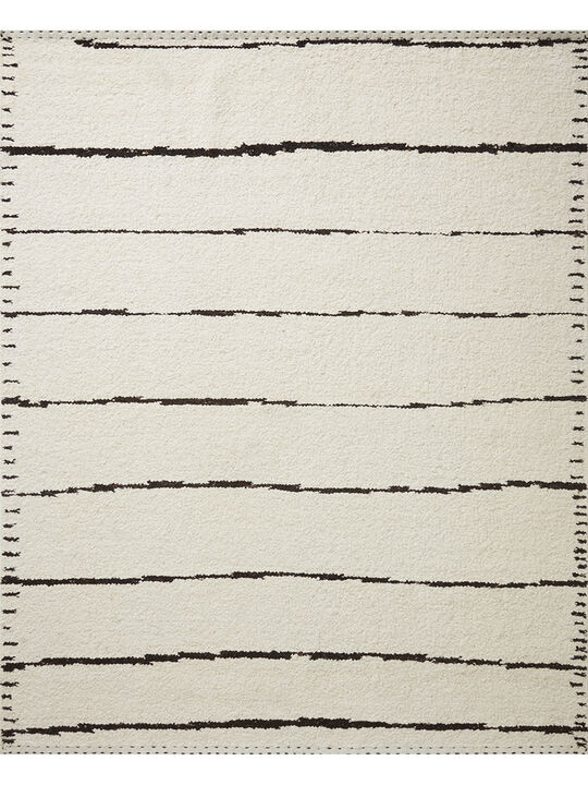 Roman ROM05 Ivory/Black 9'6" x 13'6" Rug