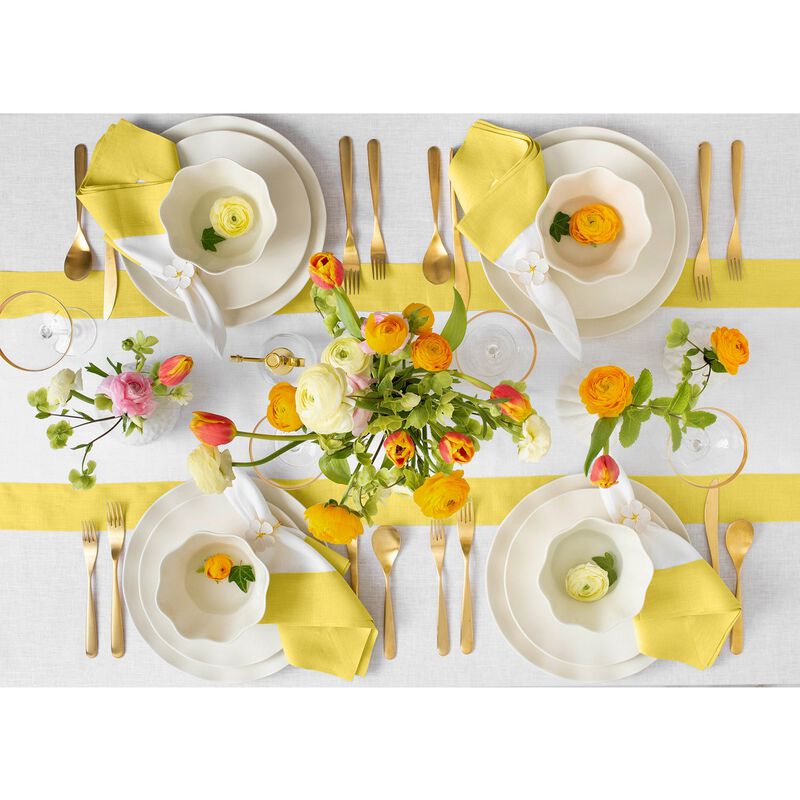 Solino Home 100% Pure Linen 14 x 19 Inch Placemats Set of 4 | Contempo