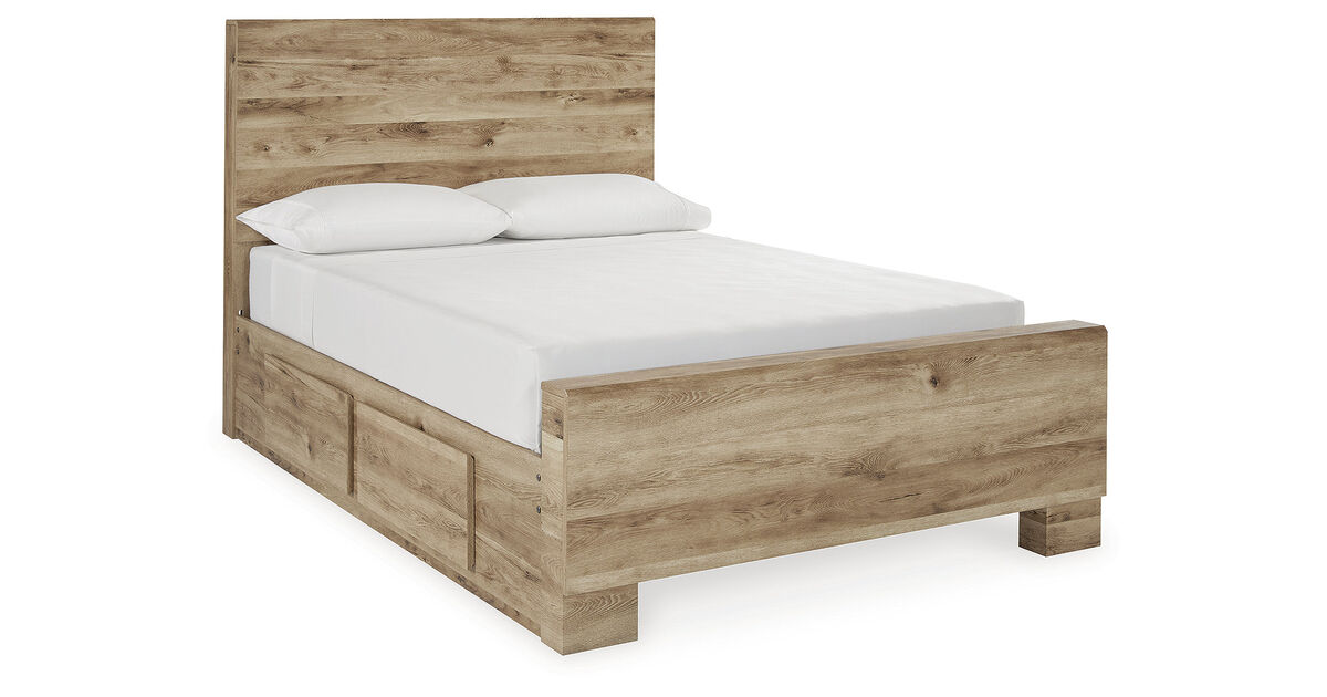 Hyanna Full Panel Bed/2 Side Storage