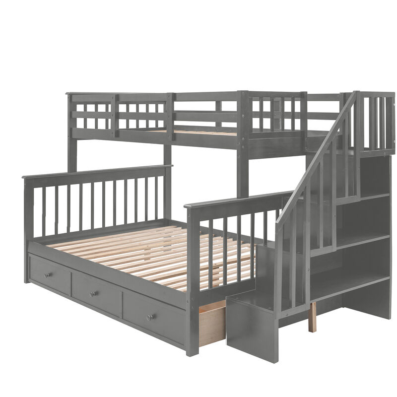Merax Bunk Bed with Drawers
