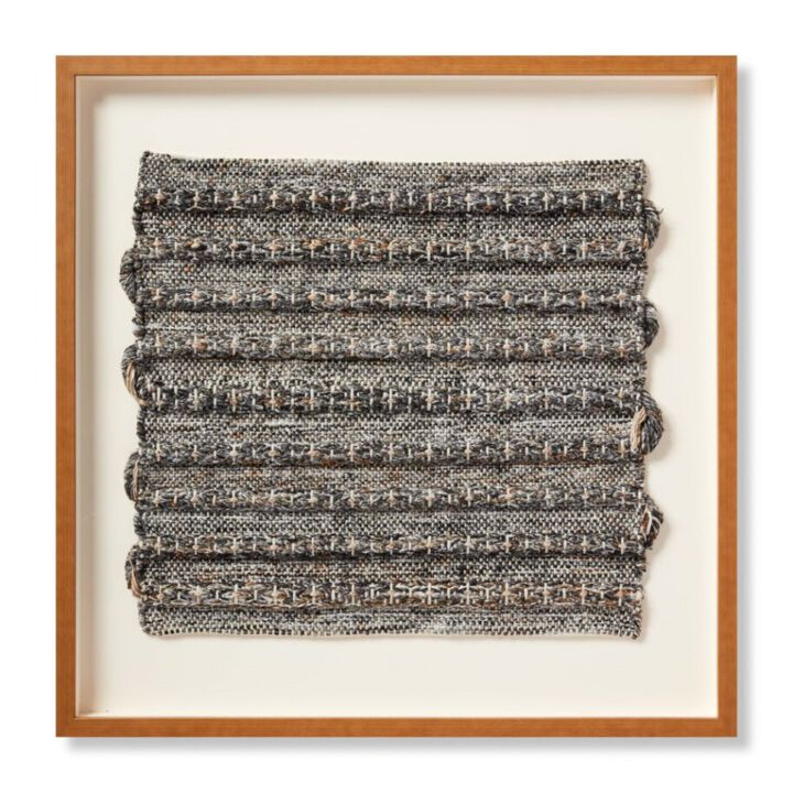 Meander Grey Ivory Wall Art