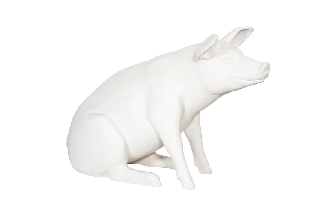 Happy Pig Sculpture