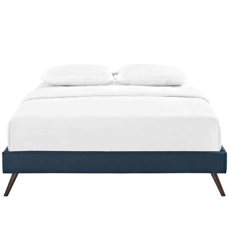 Modway - Loryn Queen Fabric Bed Frame with Round Splayed Legs