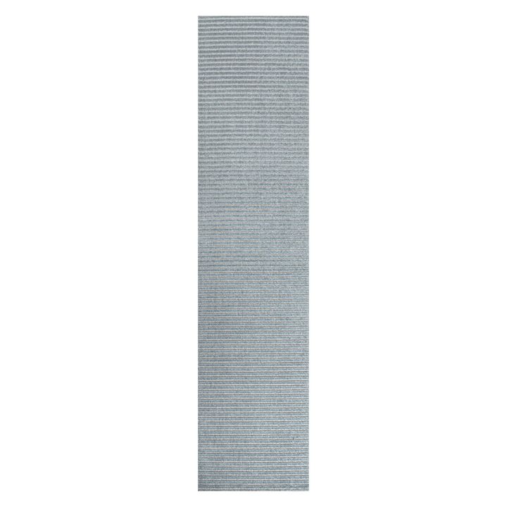 Aarhus High-Low Minimalist Scandi Striped Indoor/Outdoor Area Rug