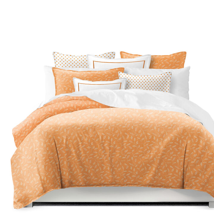 6ix Tailors Fine Linens Sabrina Tangerine Comforter Set