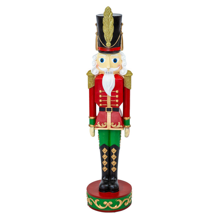 Sunnydaze Kristoff the Christmas Nutcracker Soldier - 1 Statue - 29"