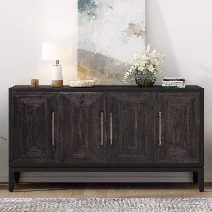 Merax Versatile Four-Door Sideboard Cabinet