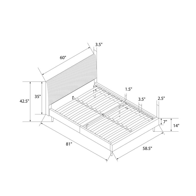 Mr. Kate Daphne Upholstered Bed