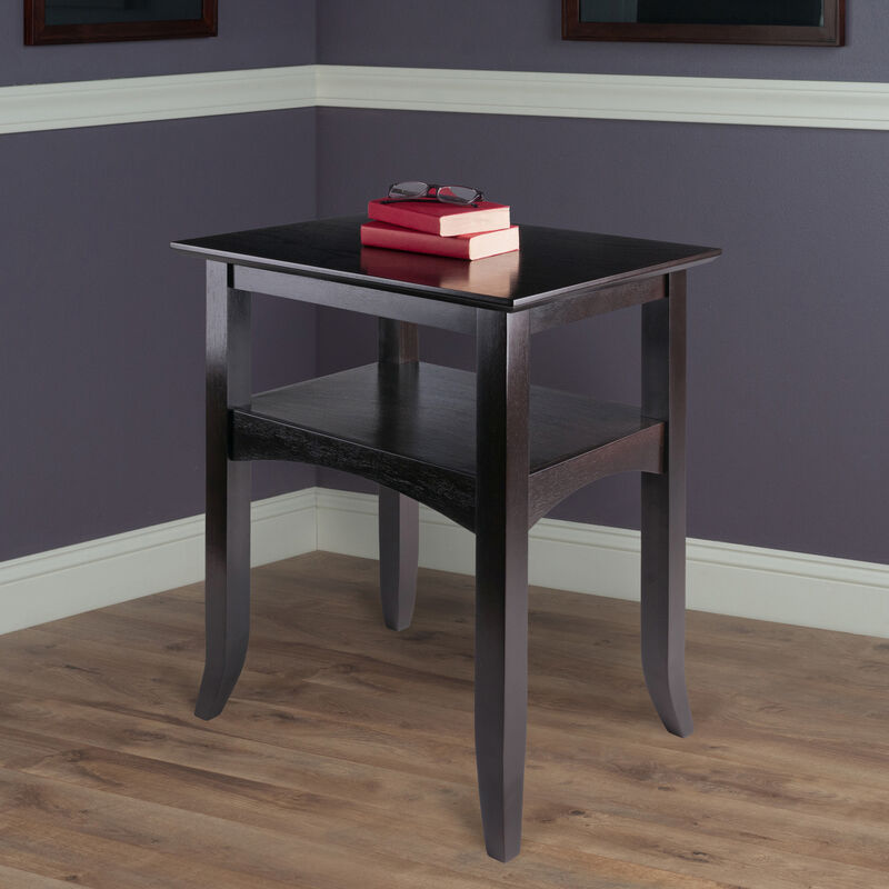 Winsome Camden End Table, Coffee, 17.32x22.44x25.98