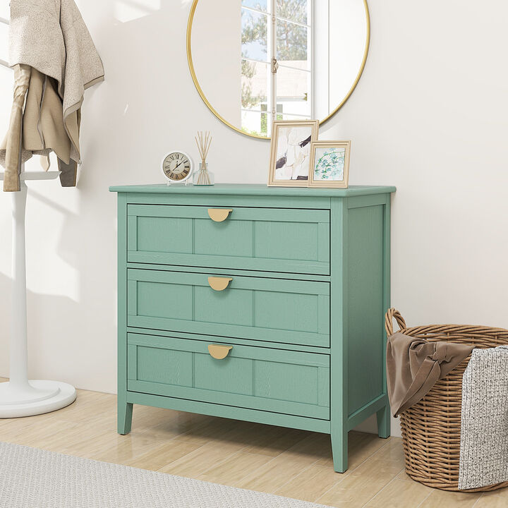 3 Drawer Cabinet, American Furniture,Suitable for bedroom, living room