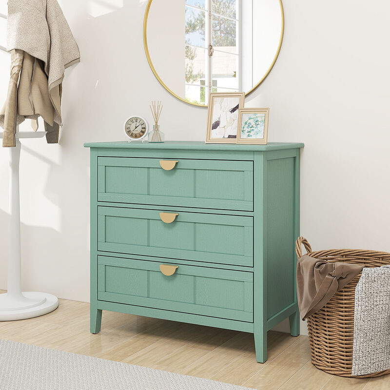 3 Drawer Cabinet, American Furniture,Suitable for bedroom, living room