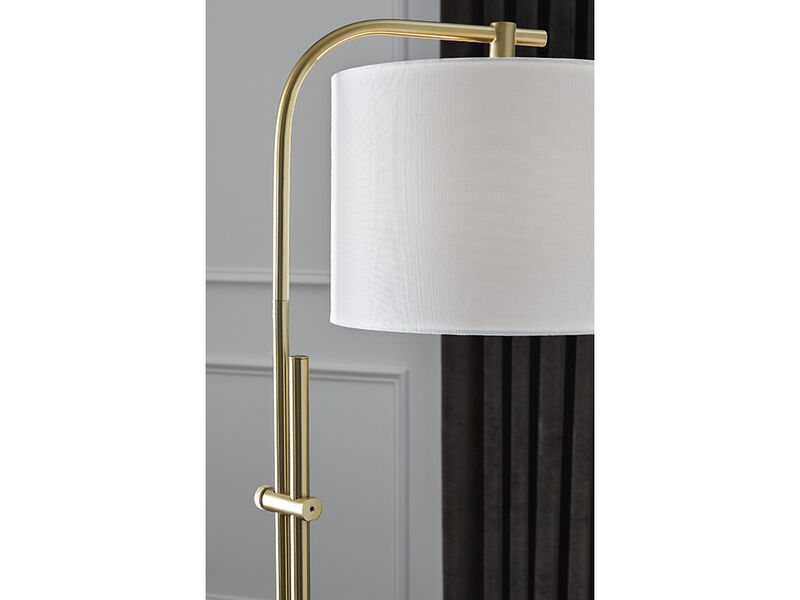 Baronvale Floor Lamp, Brass