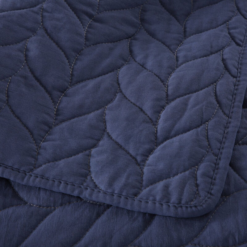 MarCielo 3 Piece Lightweight Bedspread Quilt Set Leaf