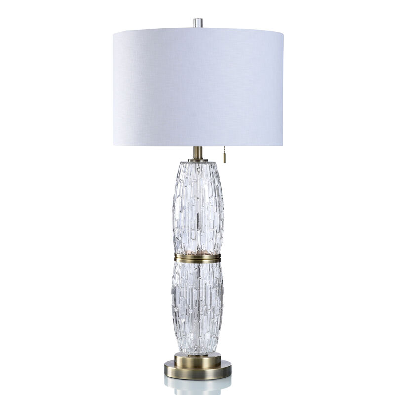 Antique Crystal Table Lamp